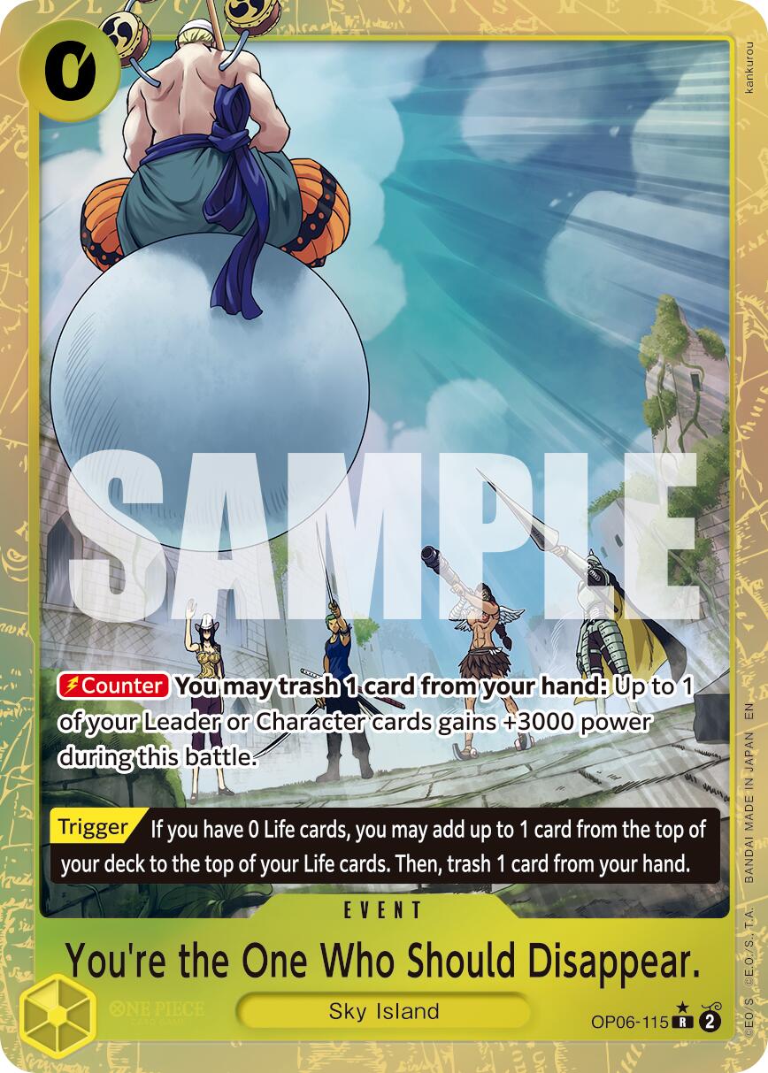 You're the One Who Should Disappear (Alternate Art) [Premium Booster -The Best- Vol. 2] | Cards and Coasters CA
