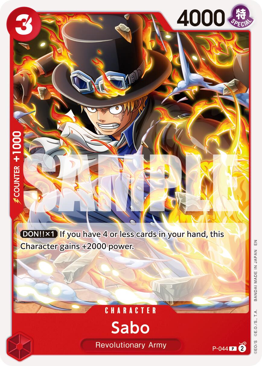 Sabo (P-044) (Reprint) [Premium Booster -The Best- Vol. 2] | Cards and Coasters CA