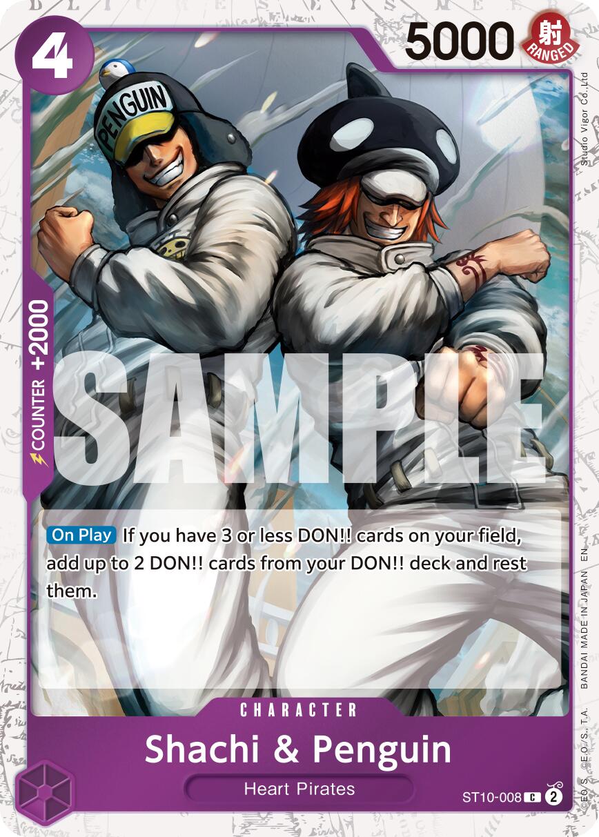 Shachi & Penguin (Pirate Foil) [Premium Booster -The Best- Vol. 2] | Cards and Coasters CA