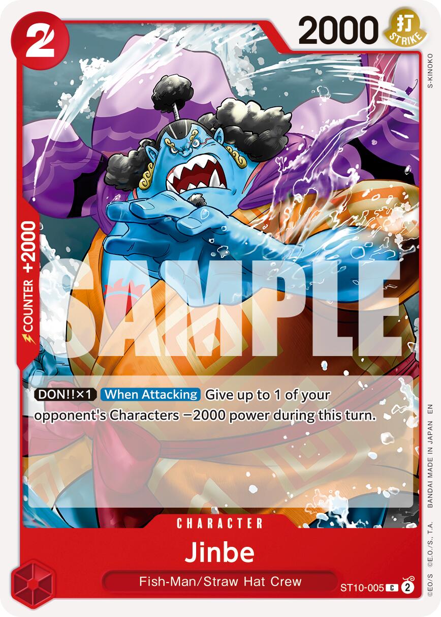 Jinbe (ST10-005) (Reprint) [Premium Booster -The Best- Vol. 2] | Cards and Coasters CA