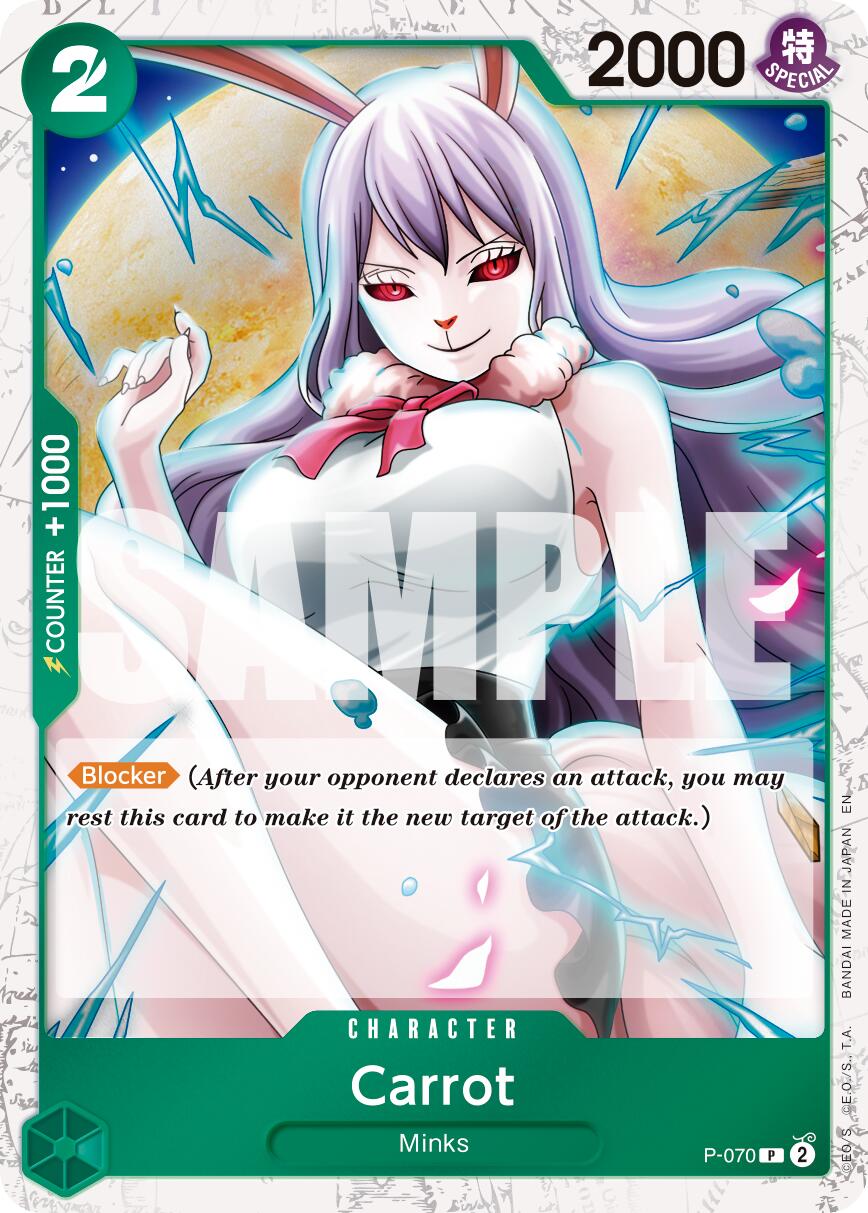 Carrot (P-070) (Pirate Foil) [Premium Booster -The Best- Vol. 2] | Cards and Coasters CA
