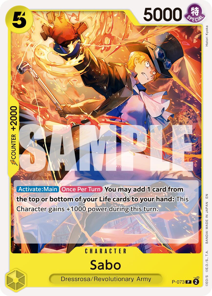 Sabo (P-073) (Reprint) [Premium Booster -The Best- Vol. 2] | Cards and Coasters CA