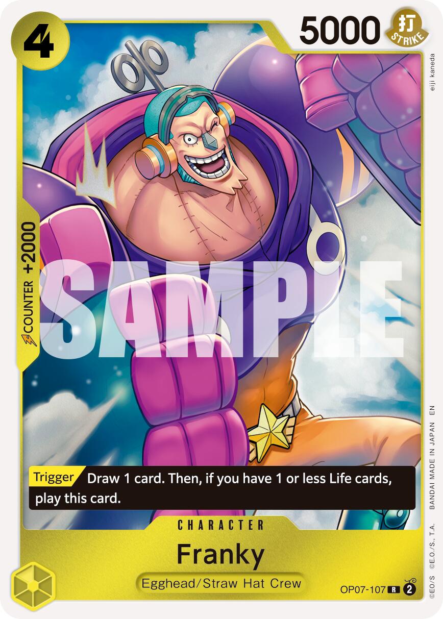 Franky (OP07-107) (Reprint) [Premium Booster -The Best- Vol. 2] | Cards and Coasters CA