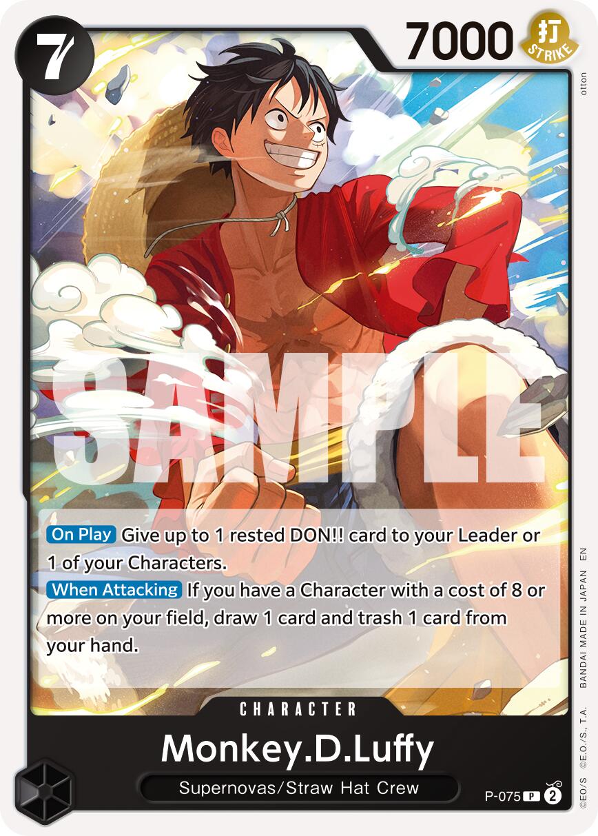 Monkey.D.Luffy (P-075) (Reprint) [Premium Booster -The Best- Vol. 2] | Cards and Coasters CA