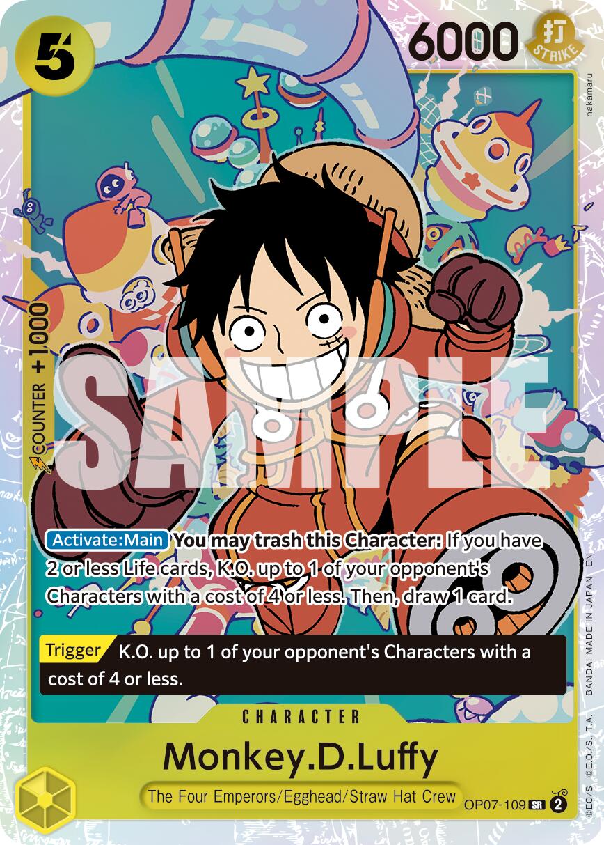 Monkey.D.Luffy (OP07-109) (Reprint) [Premium Booster -The Best- Vol. 2] | Cards and Coasters CA