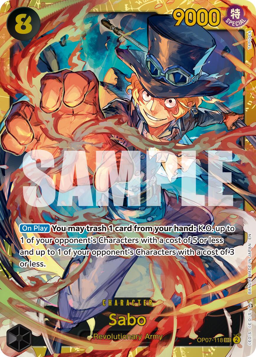 Sabo (OP07-118) (Reprint) [Premium Booster -The Best- Vol. 2] | Cards and Coasters CA