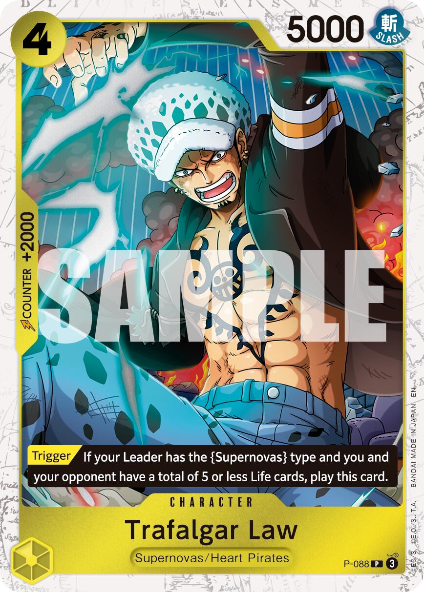 Trafalgar Law (P-088) (Pirate Foil) [Premium Booster -The Best- Vol. 2] | Cards and Coasters CA