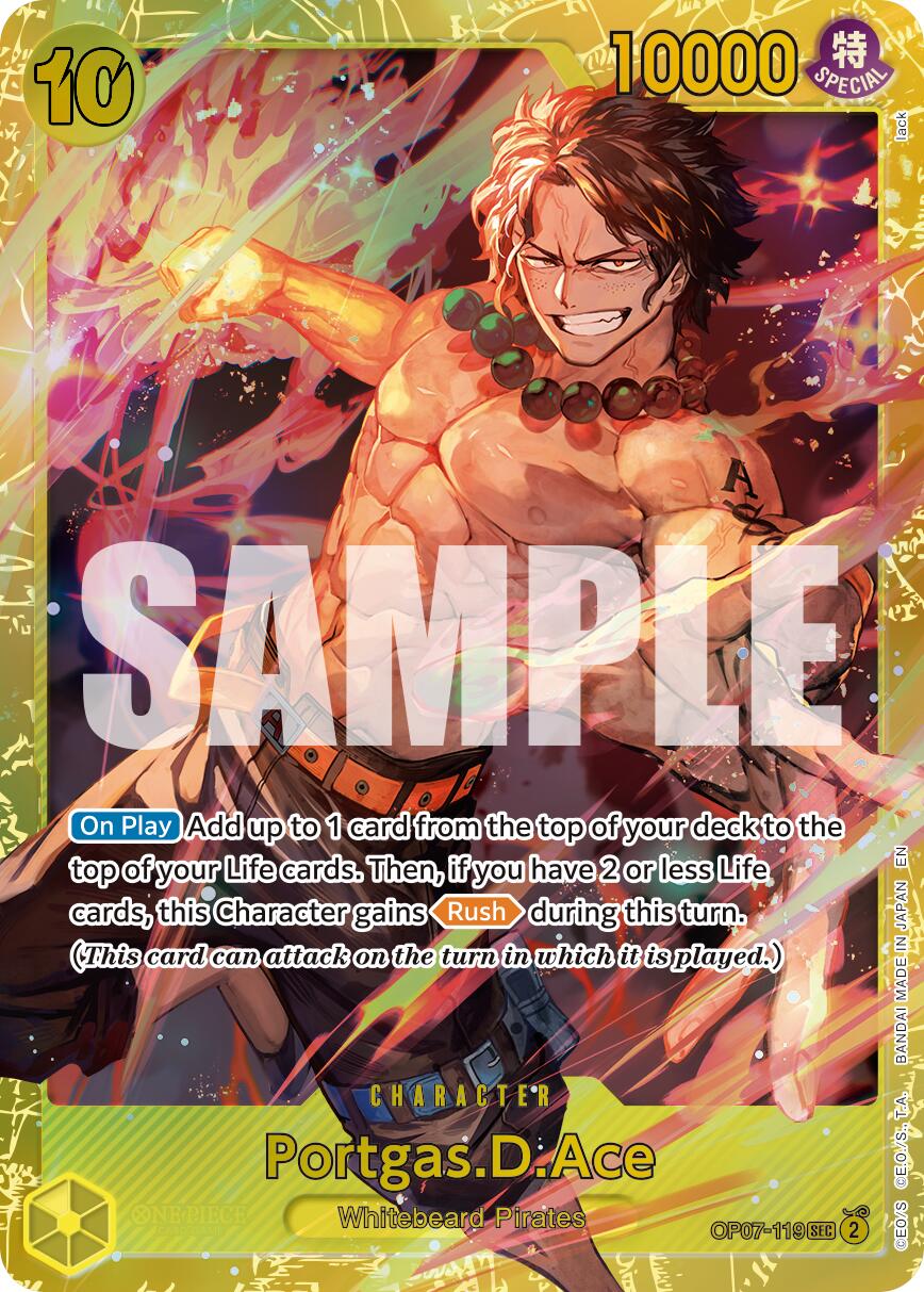 Portgas.D.Ace (OP07-119) (Reprint) [Premium Booster -The Best- Vol. 2] | Cards and Coasters CA