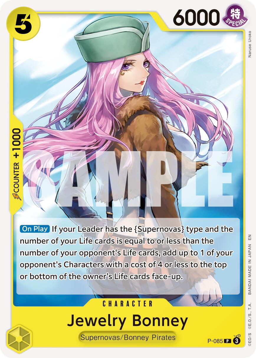 Jewelry Bonney (P-085) (Reprint) [Premium Booster -The Best- Vol. 2] | Cards and Coasters CA