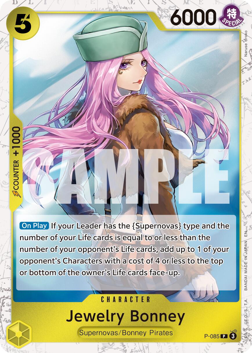 Jewelry Bonney (P-085) (Pirate Foil) [Premium Booster -The Best- Vol. 2] | Cards and Coasters CA