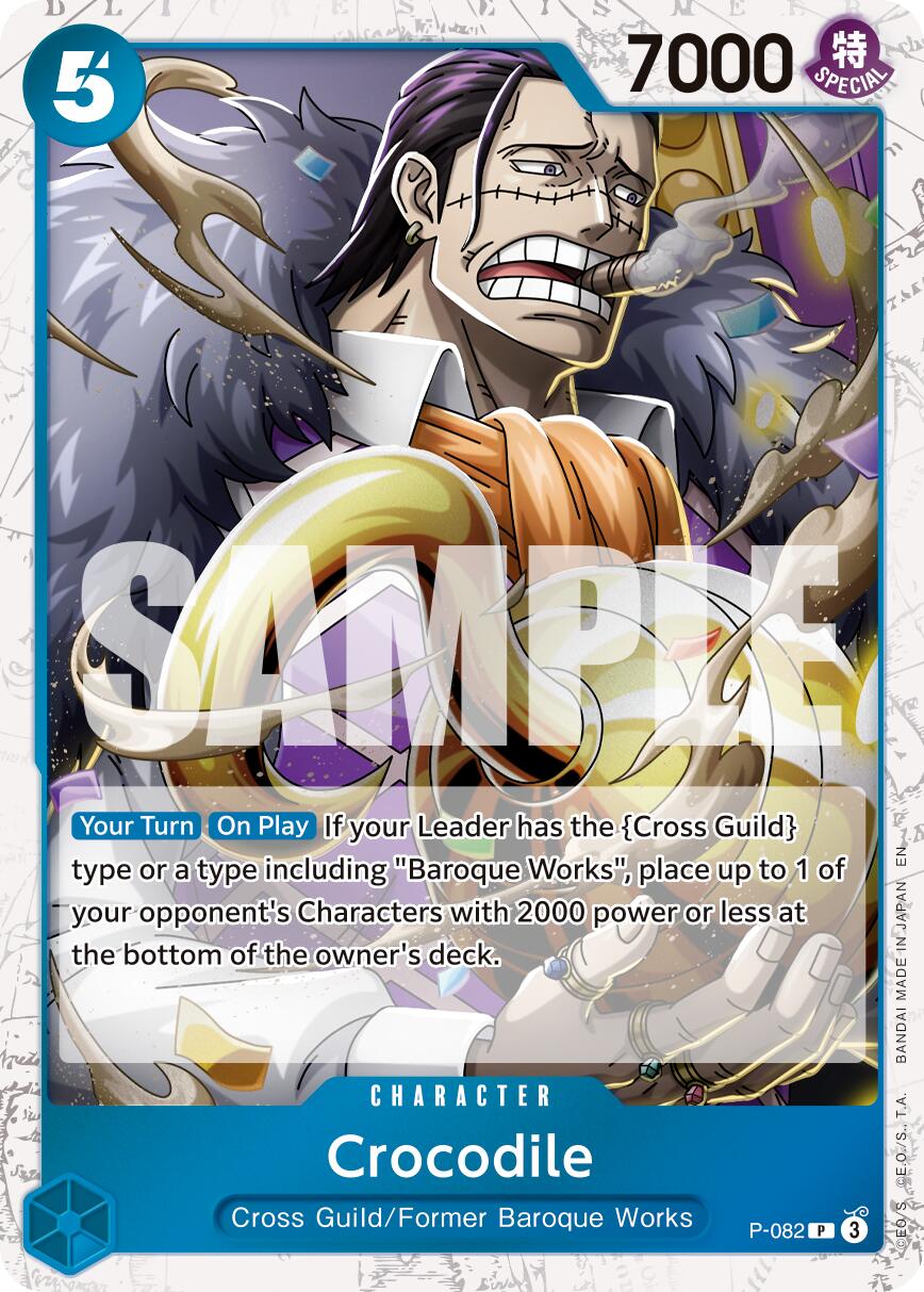 Crocodile (P-082) (Pirate Foil) [Premium Booster -The Best- Vol. 2] | Cards and Coasters CA