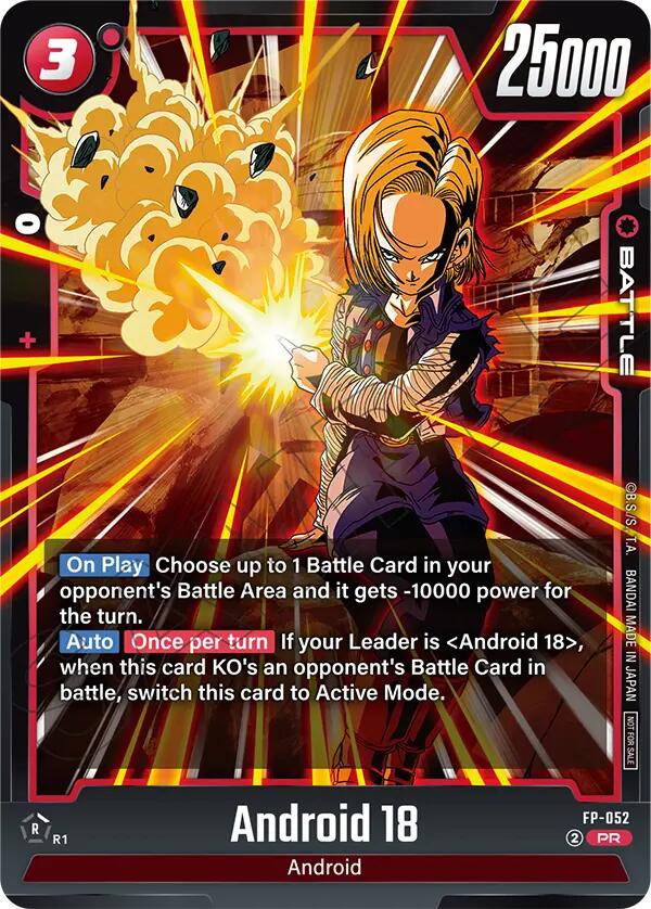 Android 18 (Tournament Pack 08) [Fusion World Tournament Cards] | Cards and Coasters CA