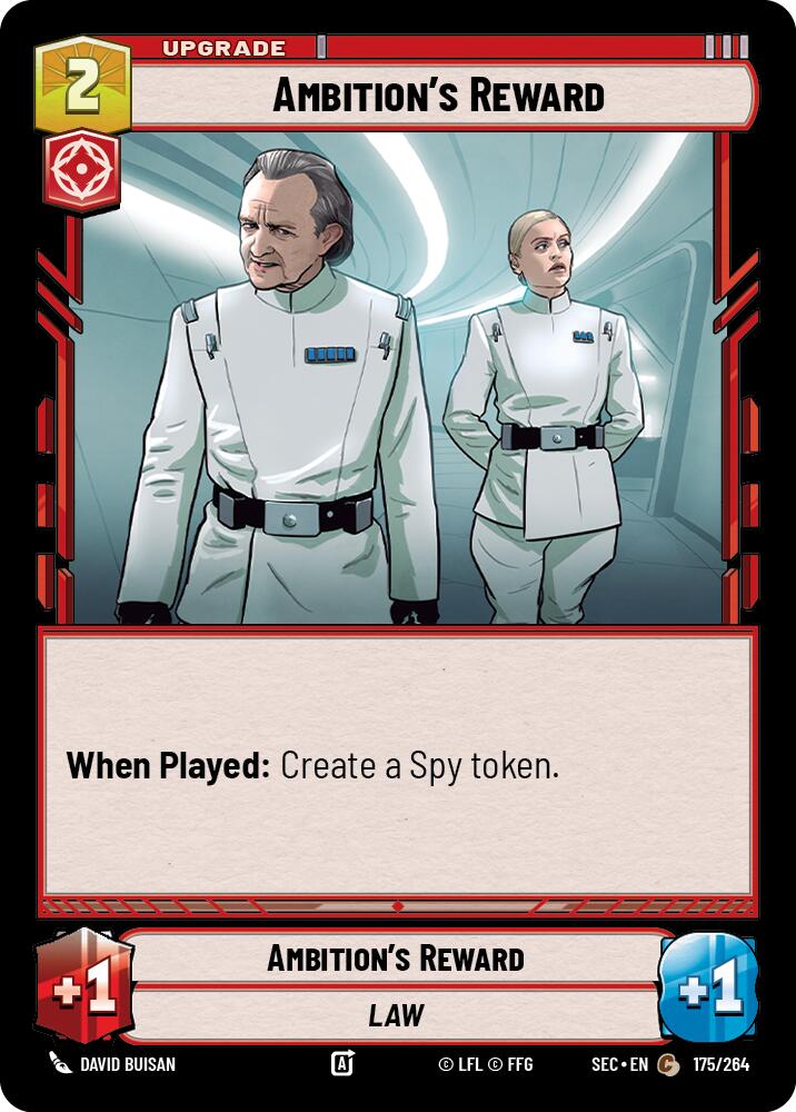 Ambition's Reward (175/264) (175/264) [Secrets of Power] | Cards and Coasters CA