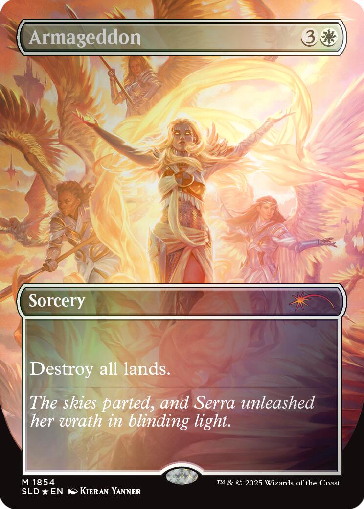 Armageddon (Rainbow Foil) [Secret Lair Drop Series] | Cards and Coasters CA