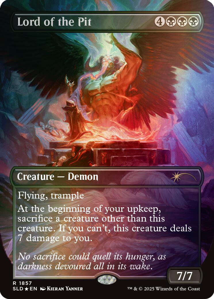 Lord of the Pit (Rainbow Foil) [Secret Lair Drop Series] | Cards and Coasters CA