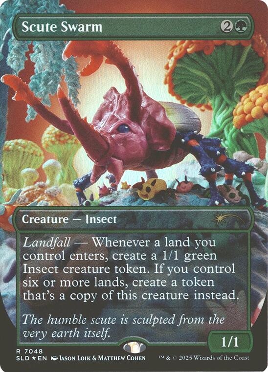 Scute Swarm (Rainbow Foil) [Secret Lair Drop Series] | Cards and Coasters CA