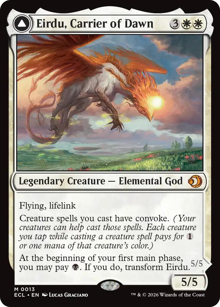 Eirdu, Carrier of Dawn [Lorwyn Eclipsed] | Cards and Coasters CA