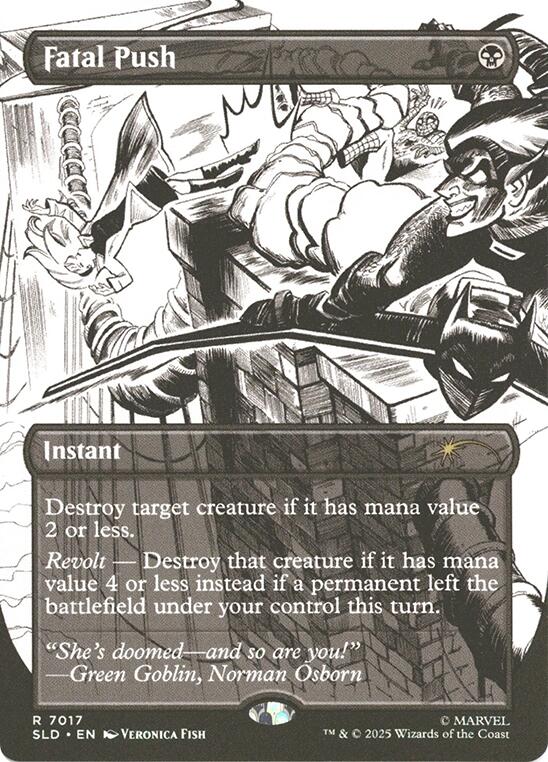 Fatal Push (7017) [Secret Lair Drop Series] | Cards and Coasters CA