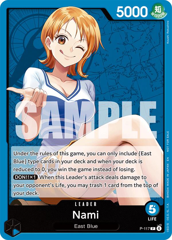 Nami (P-117) [One Piece Promotion Cards] | Cards and Coasters CA