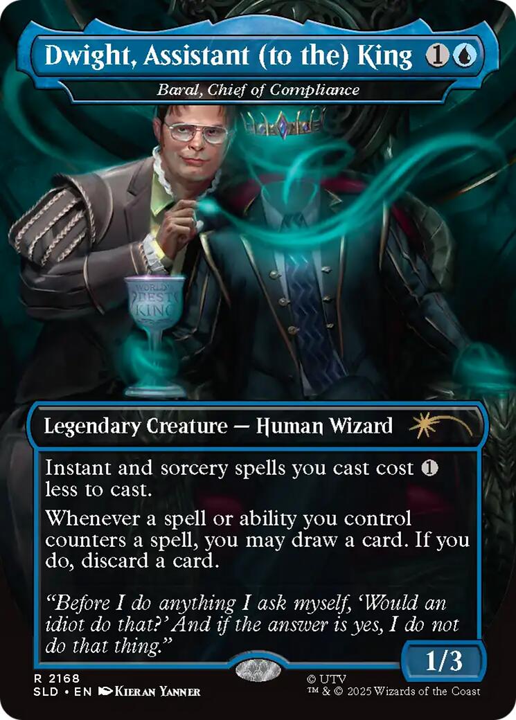 Dwight, Assistant (to the) King - Baral, Chief of Compliance [Secret Lair Drop Series] | Cards and Coasters CA