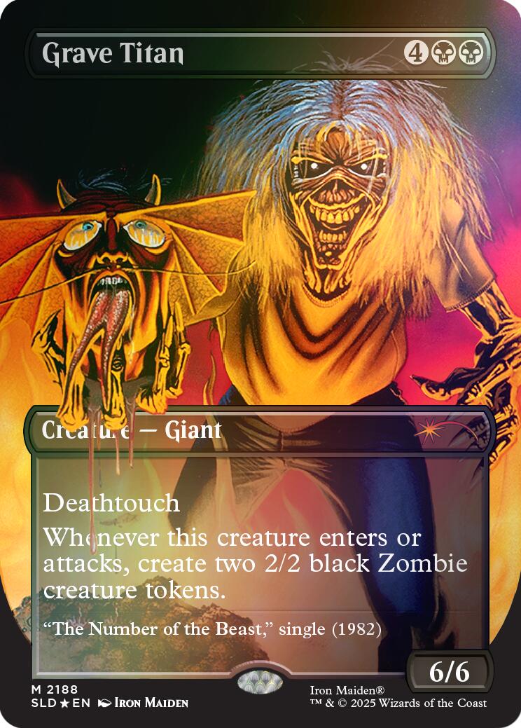 Grave Titan (2188) (Rainbow Foil) [Secret Lair Drop Series] | Cards and Coasters CA