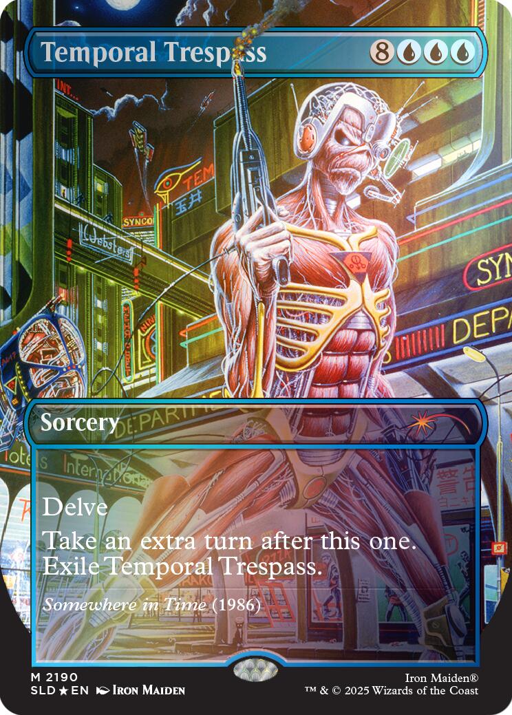 Temporal Trespass (Rainbow Foil) [Secret Lair Drop Series] | Cards and Coasters CA