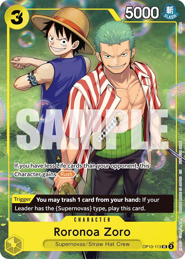 Roronoa Zoro (Learn Together Deck Set - Set Sail Event) [One Piece Promotion Cards] | Cards and Coasters CA