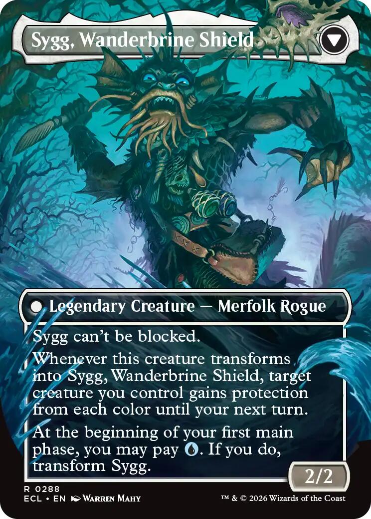 Sygg, Wanderwine Wisdom (Borderless) [Lorwyn Eclipsed] | Cards and Coasters CA