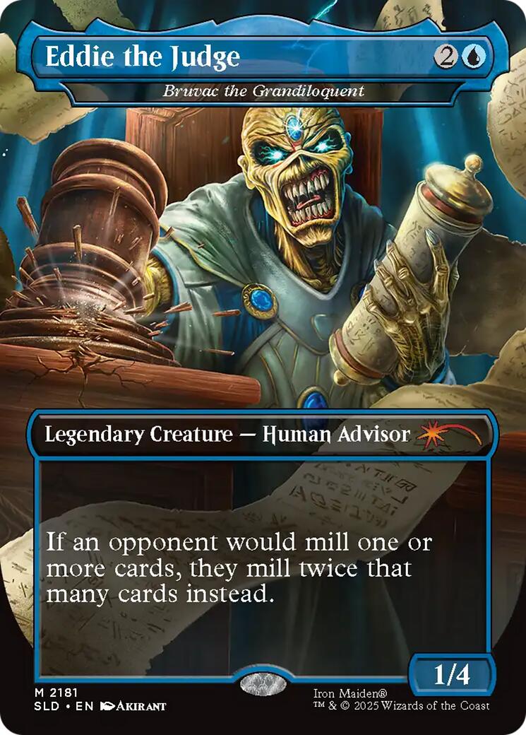 Eddie the Judge - Bruvac the Grandiloquent [Secret Lair Drop Series] | Cards and Coasters CA