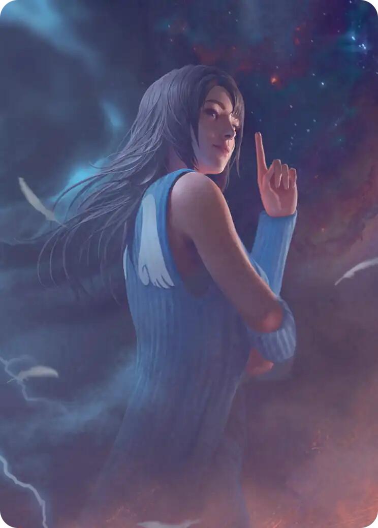Rinoa, Angel Wing Scene Art Card [FINAL FANTASY Art Series] | Cards and Coasters CA