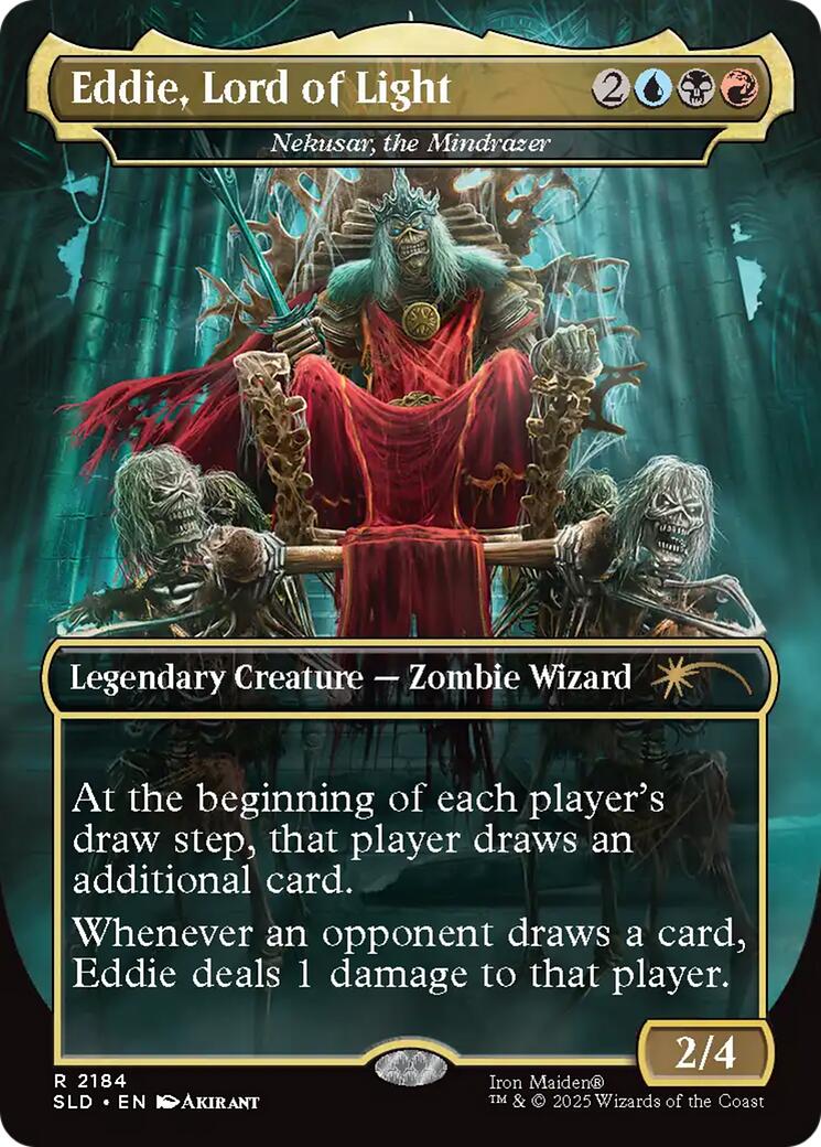 Eddie, Lord of Light - Nekusar, the Mindrazer [Secret Lair Drop Series] | Cards and Coasters CA