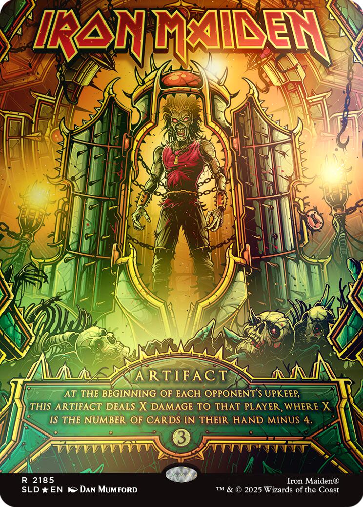 Iron Maiden (Rainbow Foil) [Secret Lair Drop Series] | Cards and Coasters CA