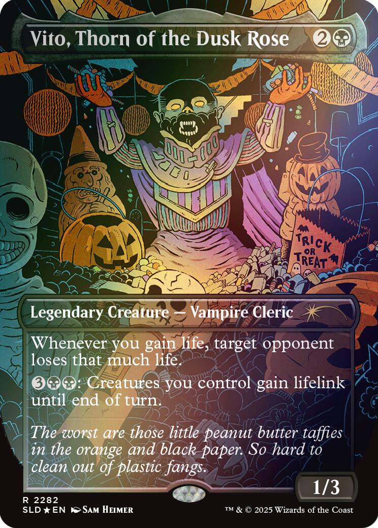Vito, Thorn of the Dusk Rose (Rainbow Foil) [Secret Lair Drop Series] | Cards and Coasters CA