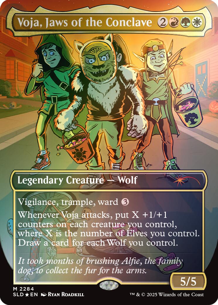 Voja, Jaws of the Conclave (Rainbow Foil) [Secret Lair Drop Series] | Cards and Coasters CA