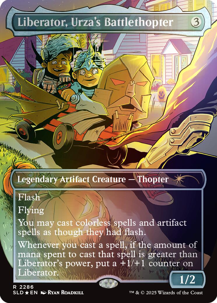 Liberator, Urza's Battlethopter (Rainbow Foil) [Secret Lair Drop Series] | Cards and Coasters CA