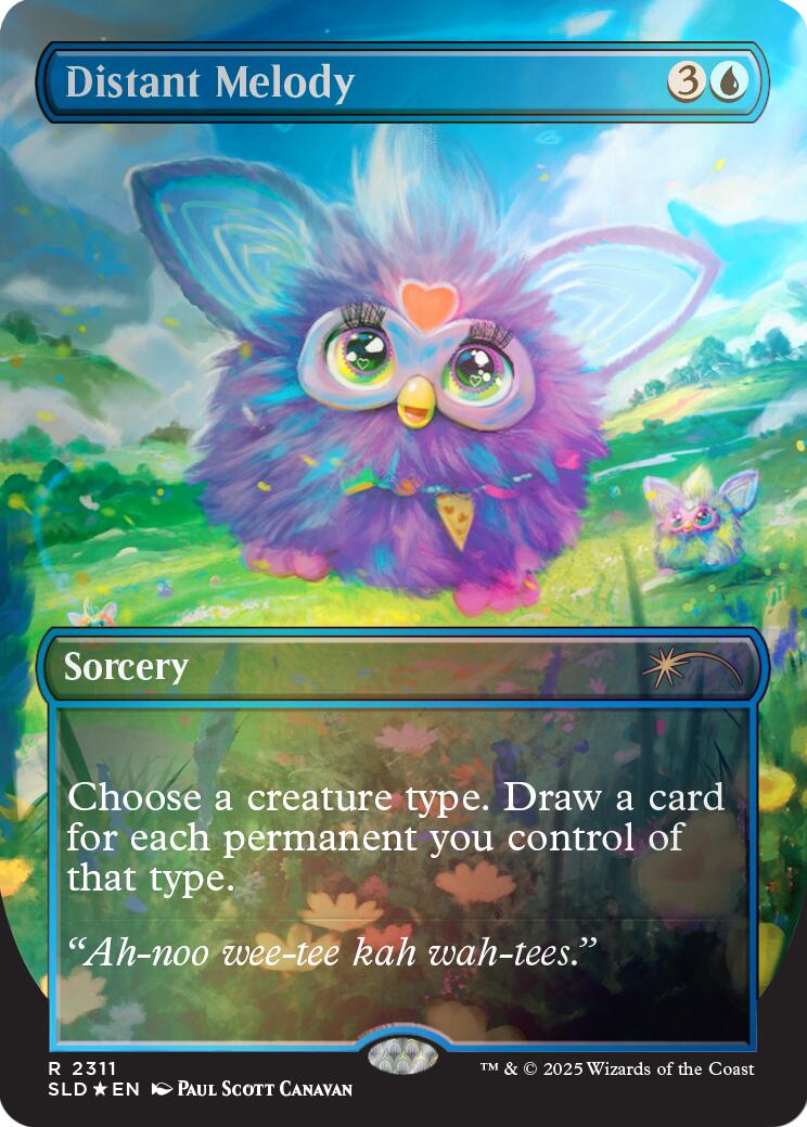 Distant Melody (2311) (Rainbow Foil) [Secret Lair Drop Series] | Cards and Coasters CA