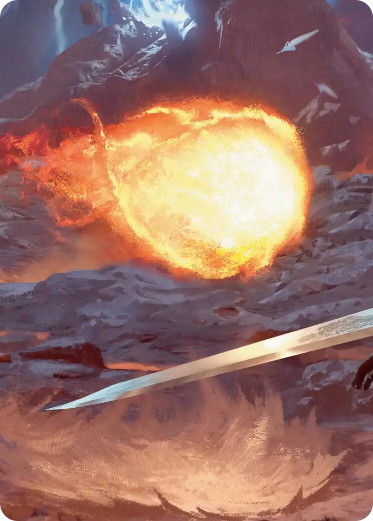Duelist's Flame Scene Art Card [FINAL FANTASY Art Series] | Cards and Coasters CA