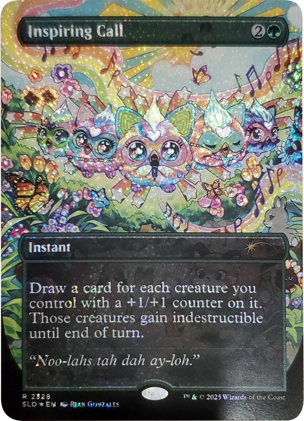 Inspiring Call (Confetti Foil) [Secret Lair Drop Series] | Cards and Coasters CA
