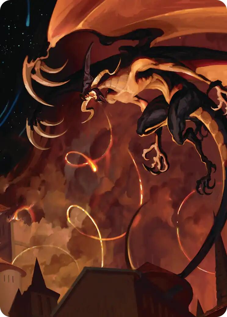 Mega Flare Scene Art Card [FINAL FANTASY Art Series] | Cards and Coasters CA