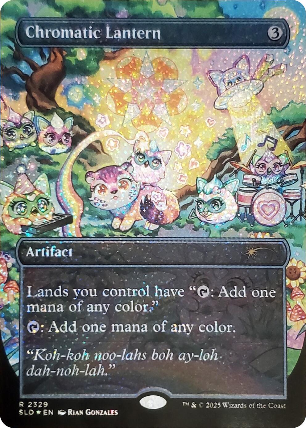 Chromatic Lantern (2329) (Confetti Foil) [Secret Lair Drop Series] | Cards and Coasters CA
