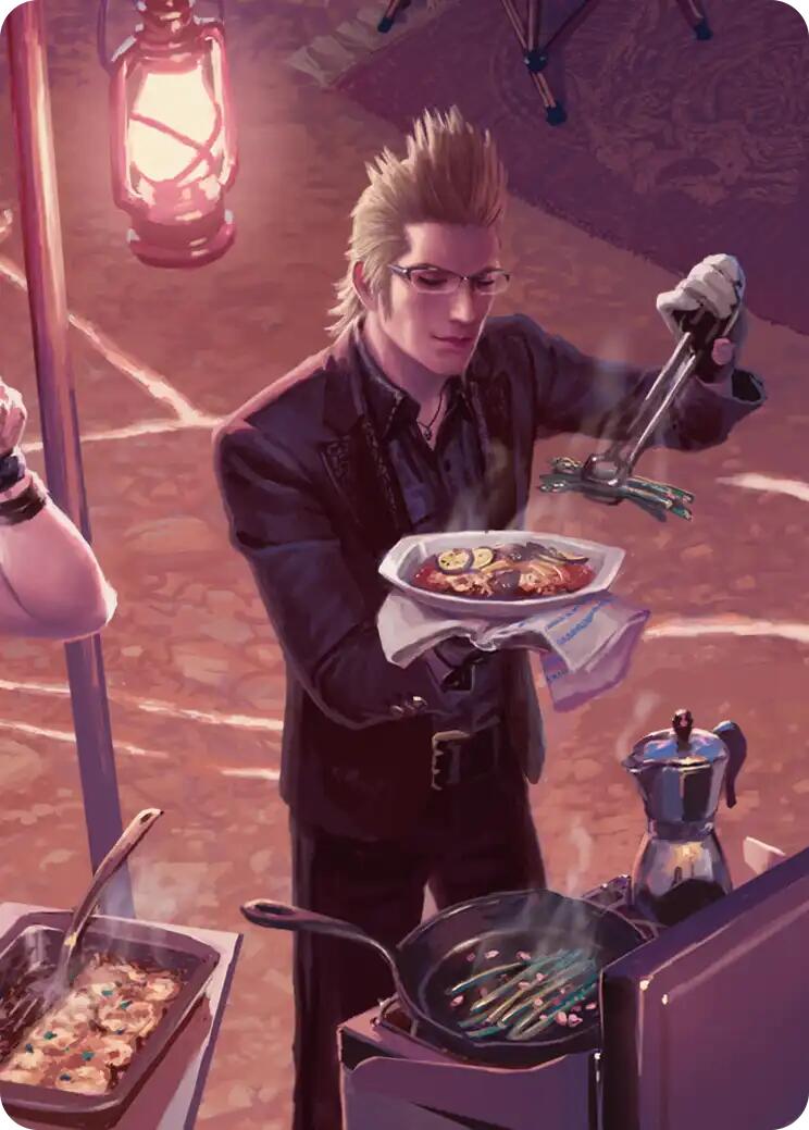 Campsite Cuisine Scene Art Card [FINAL FANTASY Art Series] | Cards and Coasters CA