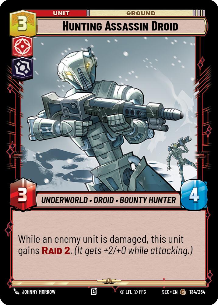 Hunting Assassin Droid (134/264) (134/264) [Secrets of Power] | Cards and Coasters CA
