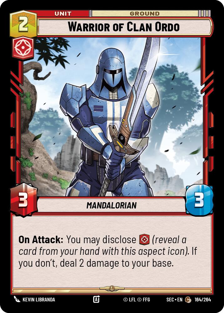 Warrior of Clan Ordo (164/264) (164/264) [Secrets of Power] | Cards and Coasters CA
