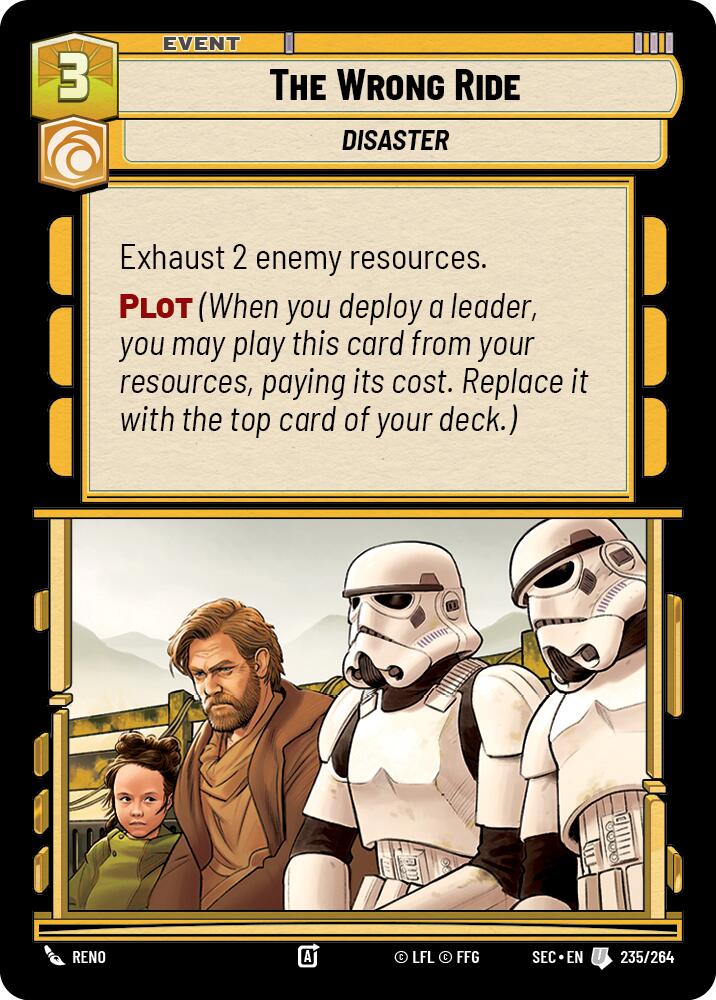 The Wrong Ride (235/264) (235/264) [Secrets of Power] | Cards and Coasters CA