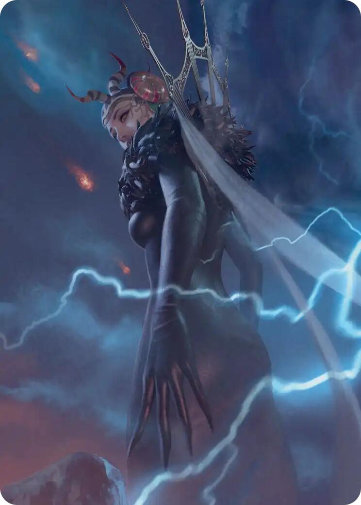 Edea, Possessed Sorceress Scene Art Card [FINAL FANTASY Art Series] | Cards and Coasters CA