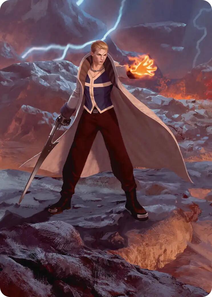 Seifer, Balamb Rival Scene Art Card [FINAL FANTASY Art Series] | Cards and Coasters CA