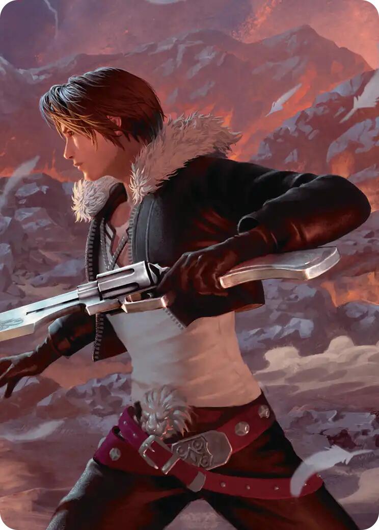 Squall, Gunblade Duelist Scene Art Card [FINAL FANTASY Art Series] | Cards and Coasters CA