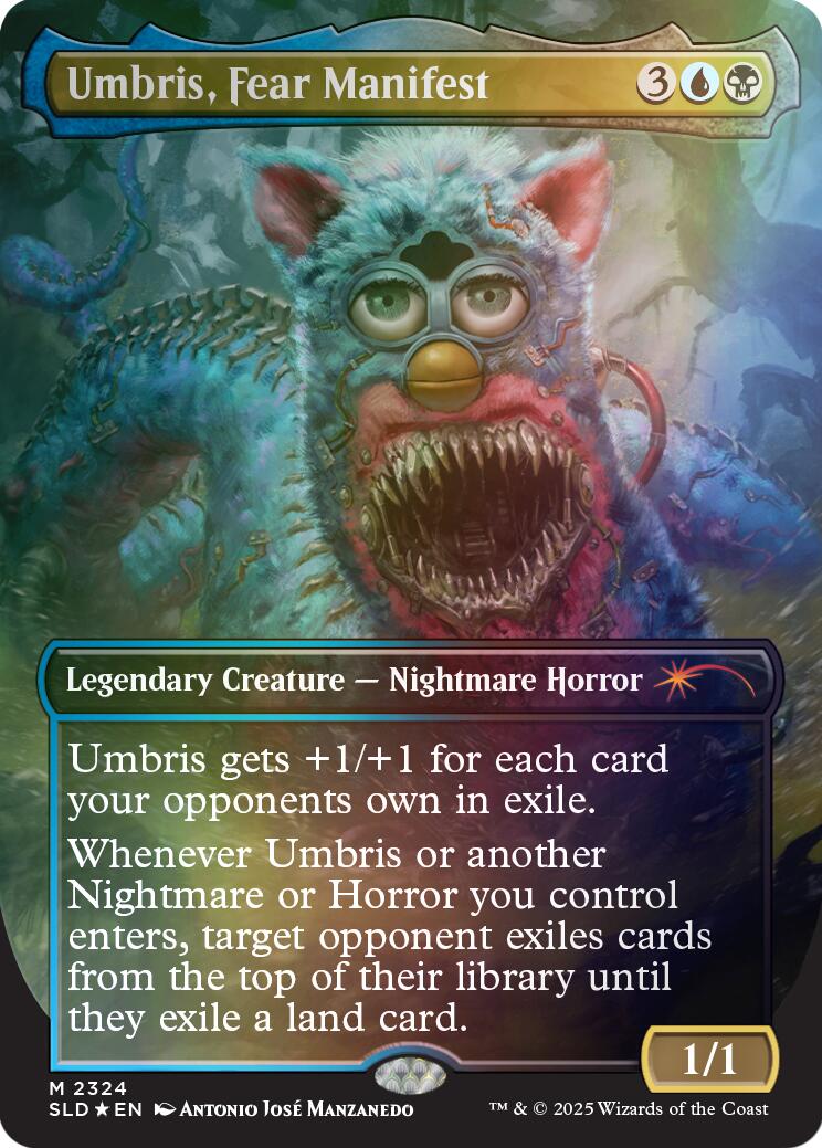 Umbris, Fear Manifest (Rainbow Foil) [Secret Lair Drop Series] | Cards and Coasters CA
