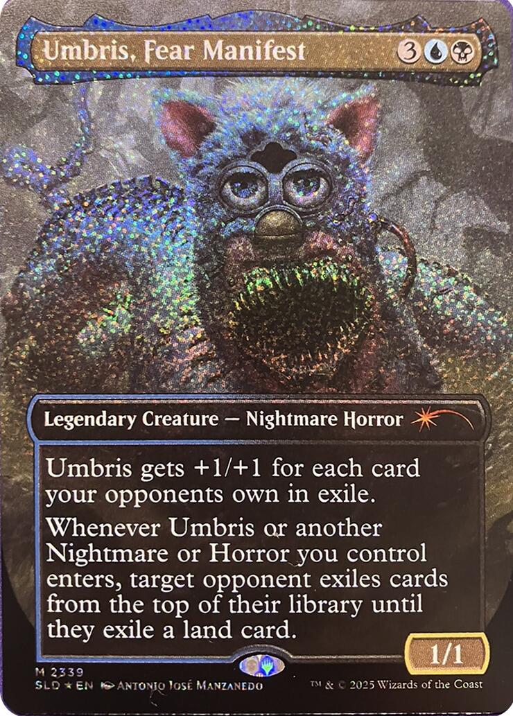 Umbris, Fear Manifest (Confetti Foil) [Secret Lair Drop Series] | Cards and Coasters CA