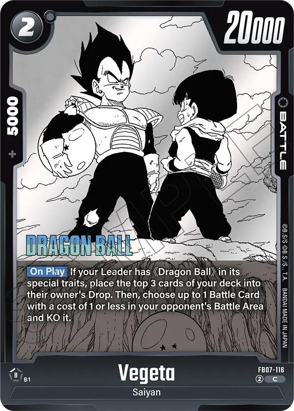 Vegeta (FB07-116) [Manga Booster 02] | Cards and Coasters CA
